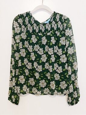 Draper James Smocked Woven Top